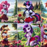 Rebellious Schoolgirls: Mane 6 edition