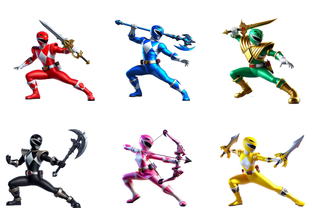 Power Rangers (Smash Bros Render Pack) by Strombo1inator on DeviantArt