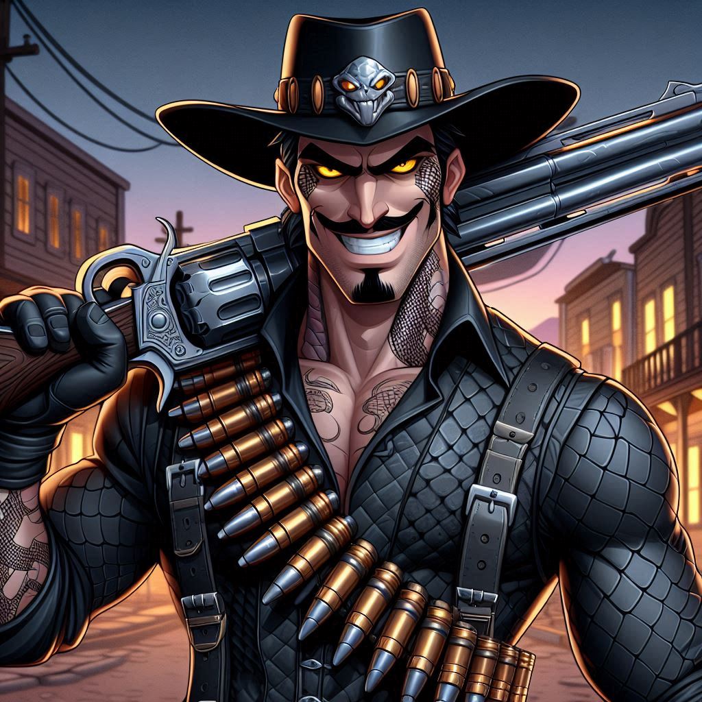 Rattlesnake Jake Humanized by Strombo1inator on DeviantArt