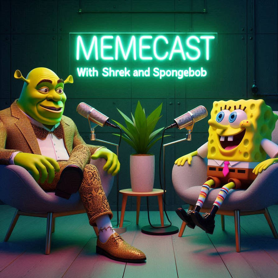 Songcast Meme Memecast (meme character podcast parody ad) by Strombo1inator on DeviantArt