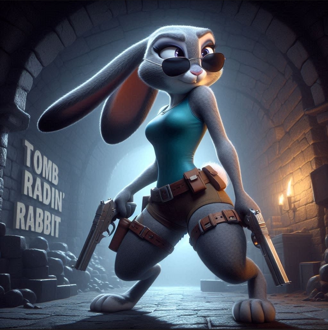 Tomb Radin' Rabbit by Strombo1inator on DeviantArt