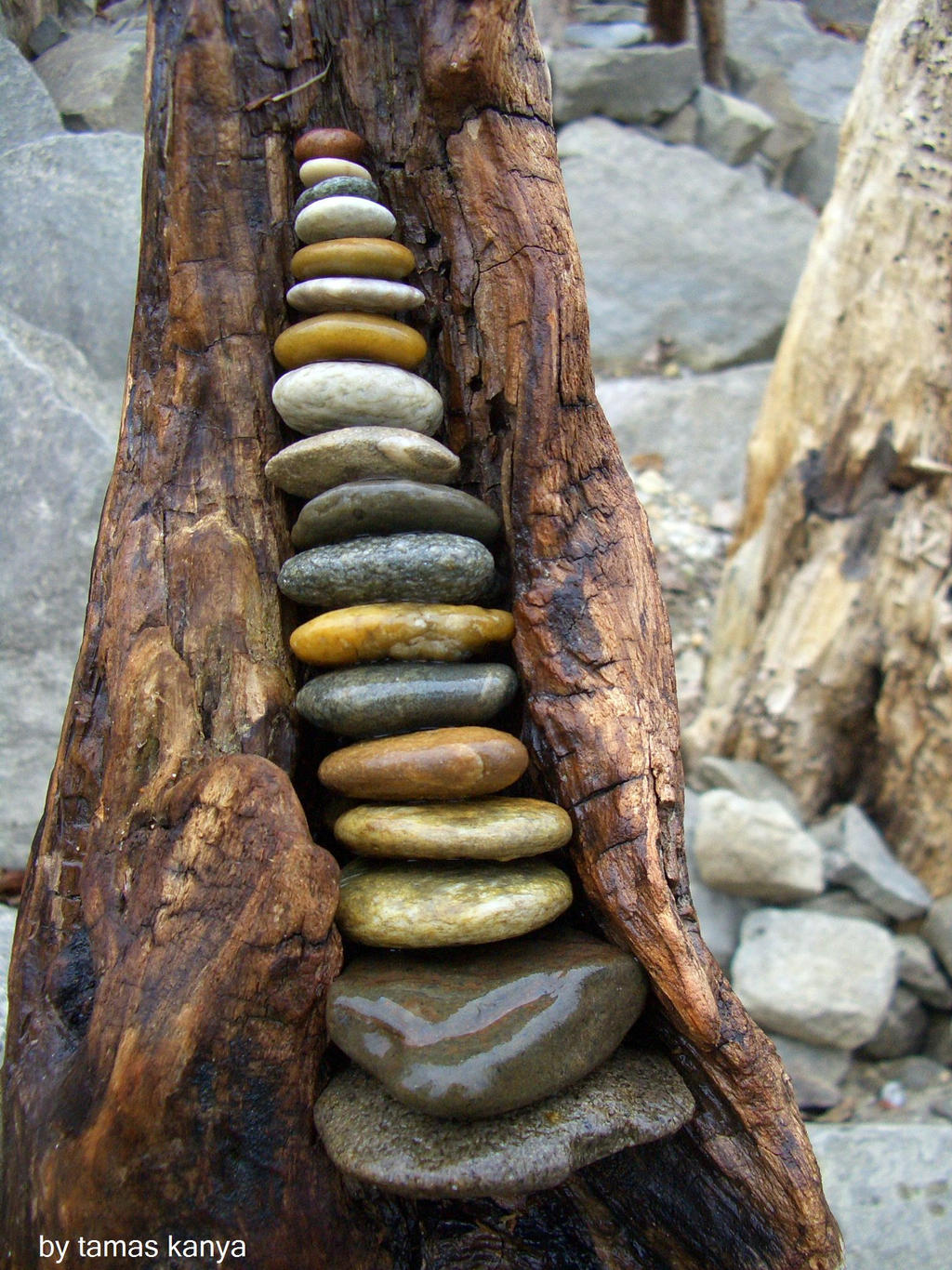 stone balance by tamas kanya