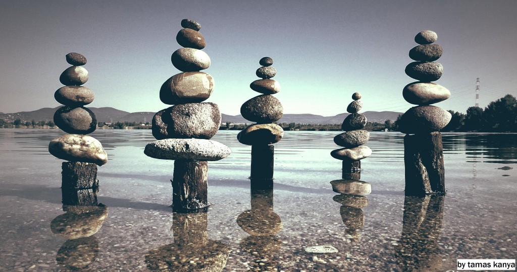 Stone balance composition in Hungary by tamaskanya