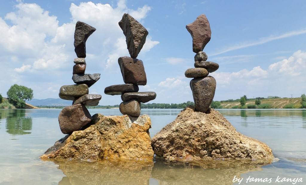 Stone balance art from Hungary by tamas kanya