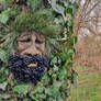 Green man-Natural art-made of mud by tamas kanya