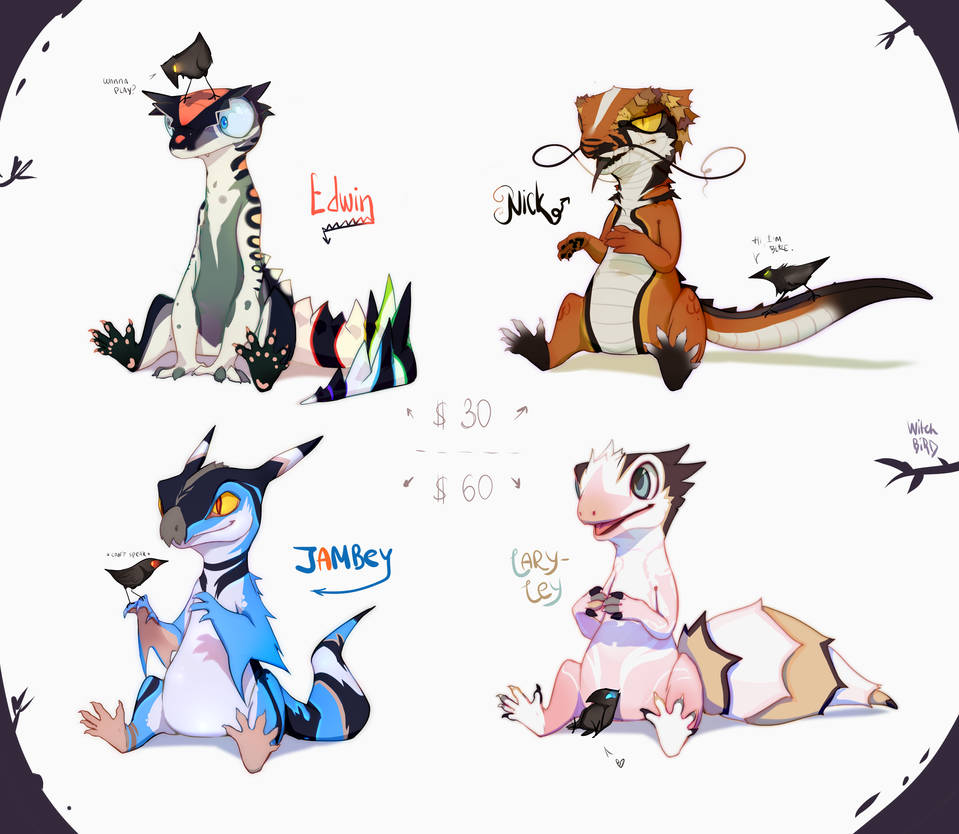 Reptiles 2.0! (closed) adoptables by PeishaWarren9 on DeviantArt