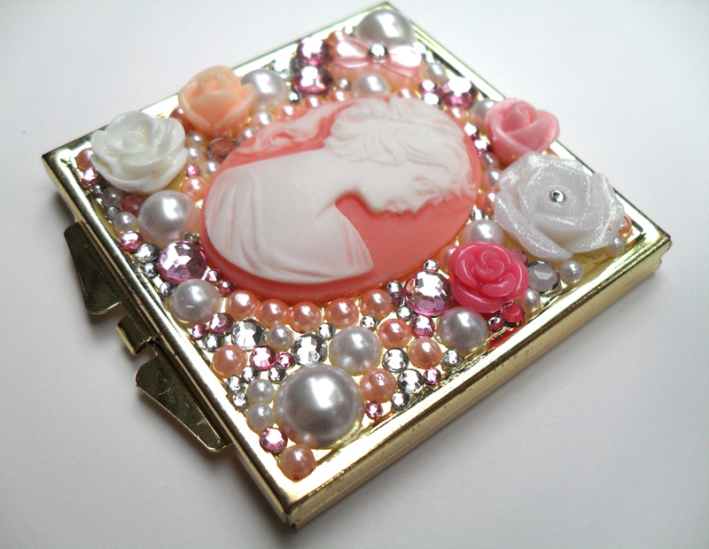 Compact Mirror Pretty In Pink