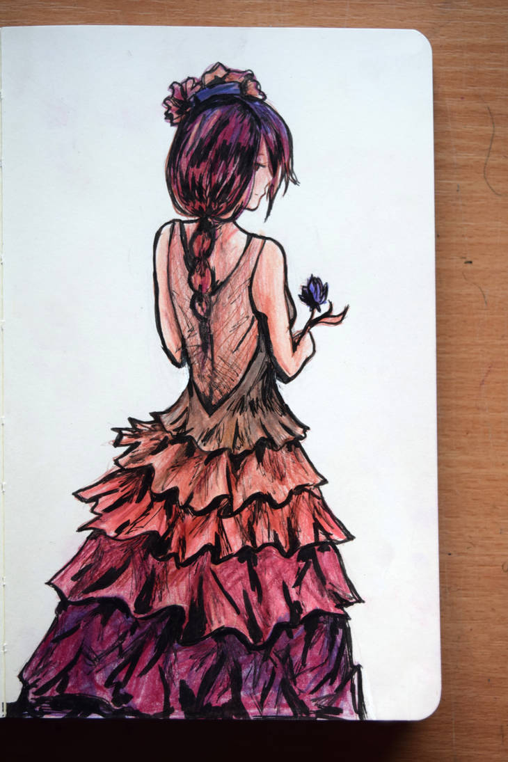 Dress Design Backside By Shinedt On Deviantart
