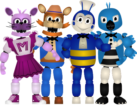Pre Rotten Animatronics Pre-Fantasy Animatronics by JollyParadoxHorror on DeviantArt
