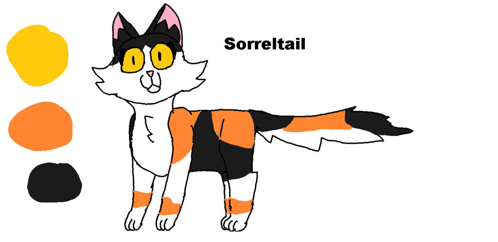 Sorelltail Warrior Cats Design - Sorreltail by SmolGengarPery on DeviantArt