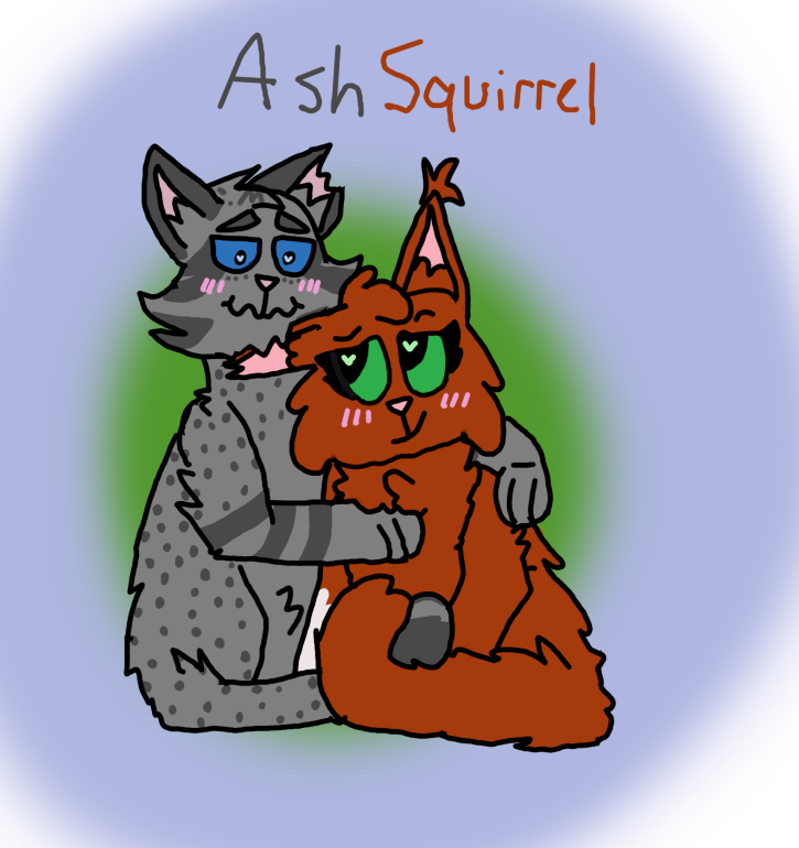 Ashfur, Squirrelflight, and Brambleclaw :)))