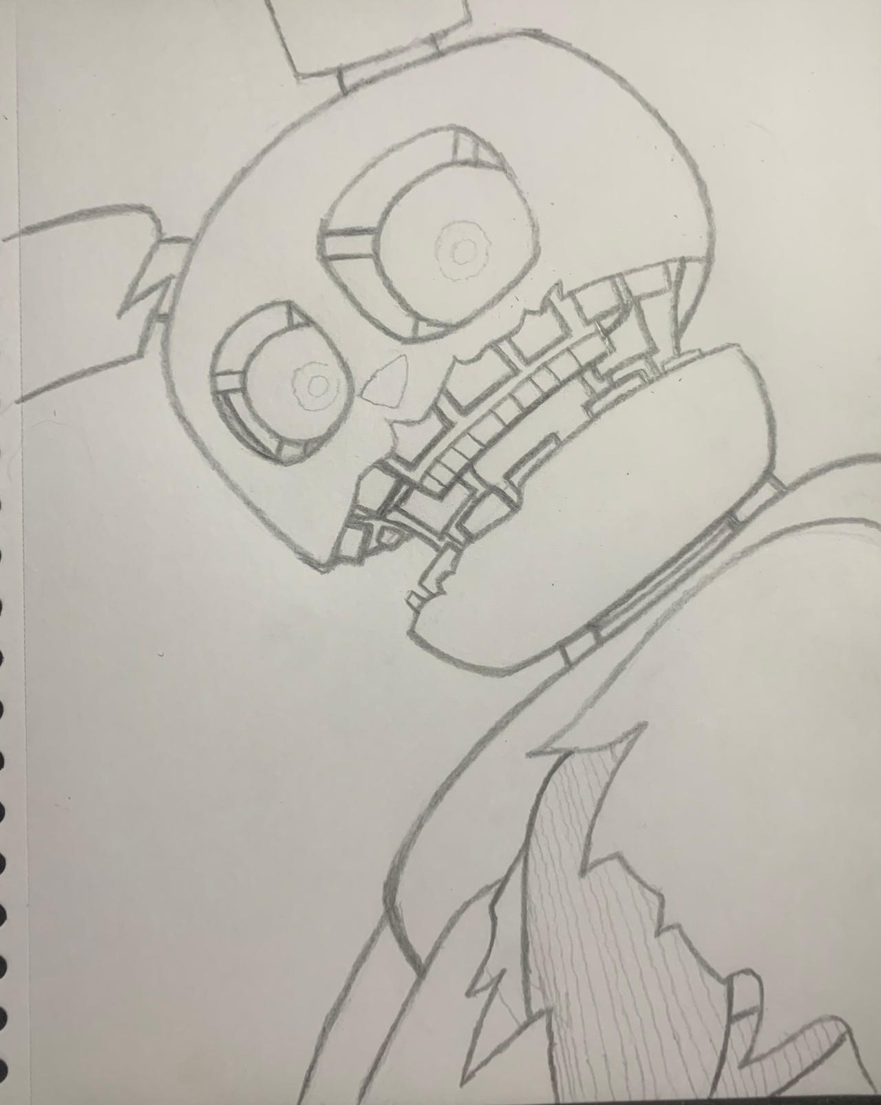 Spring Trap Line Springtrap Lineart by TheDevilmansDen on DeviantArt