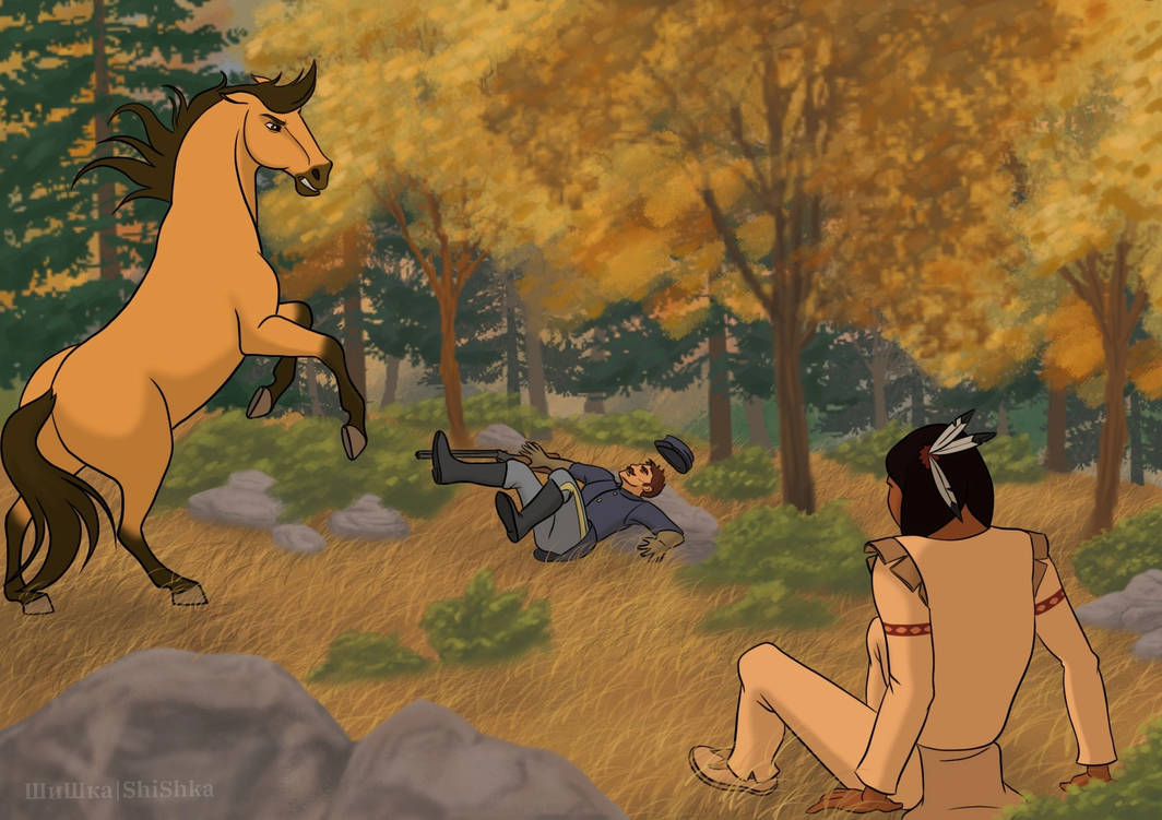 Colonel Spirit Spirit stallion Of The Cimarron - Little Creek by RainMareOfTheWest on ...