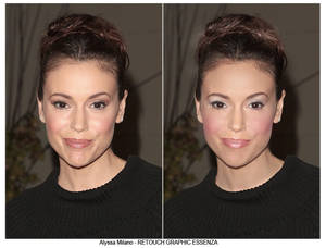 Retouch - Alyssa Milano