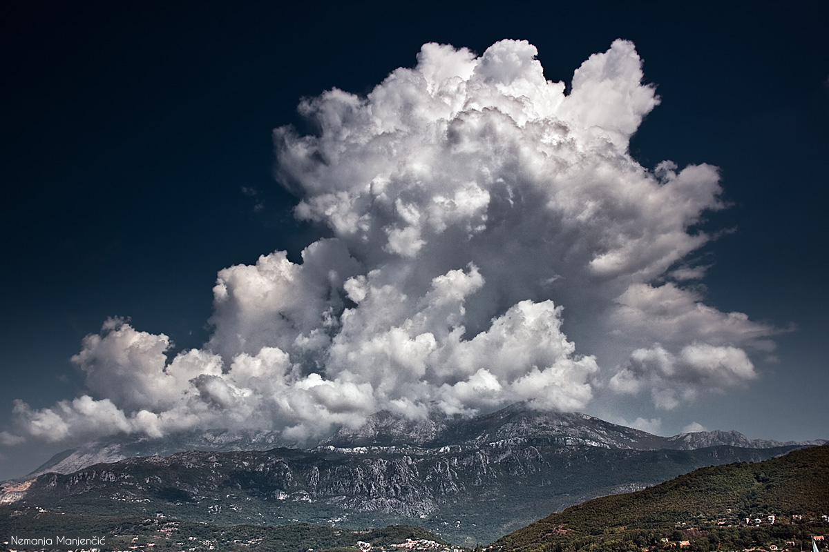 Clouds explode