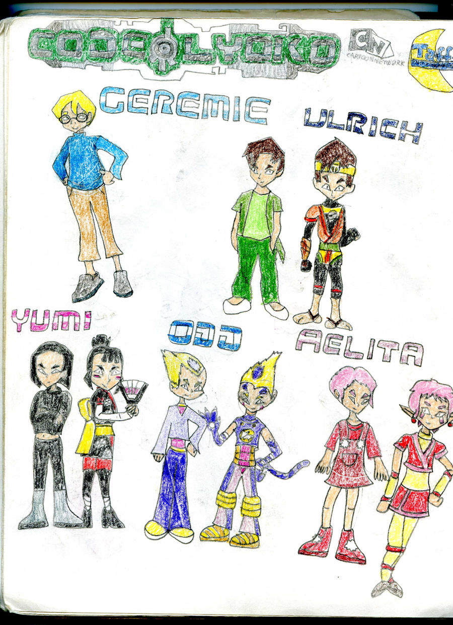 Code Lyoko characters 1 by tomyucho on DeviantArt