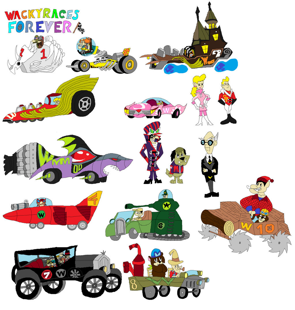 Wacky Races Forever by tomyucho on DeviantArt