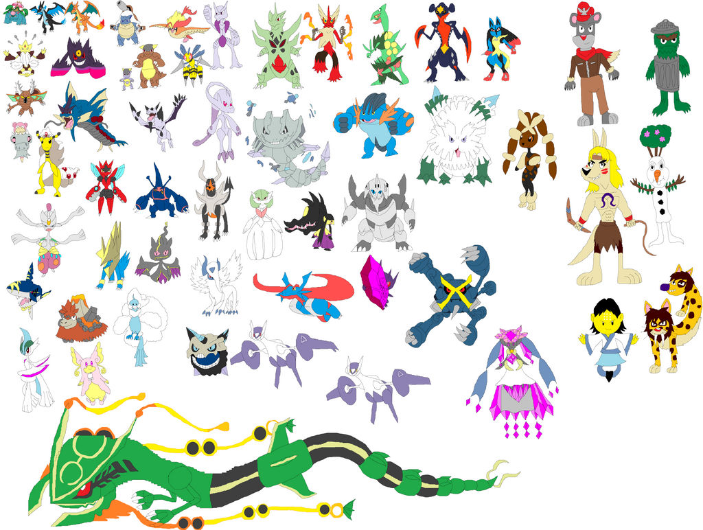 Pokemon Types Mega Evolution by matheusmattos75 on DeviantArt