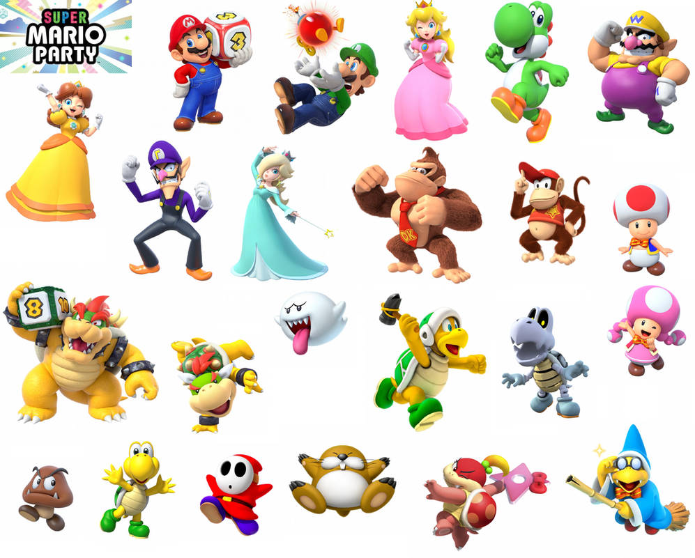 Super Mario Party Cast By Tomyucho On DeviantArt super-mario-party-cast-by-tomyucho-on-deviantart