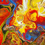 Abstract fluid Painting