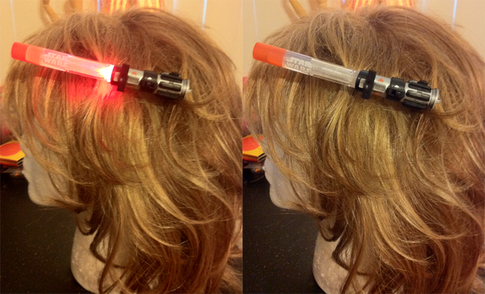 Star Wars Lightsaber Hair clip