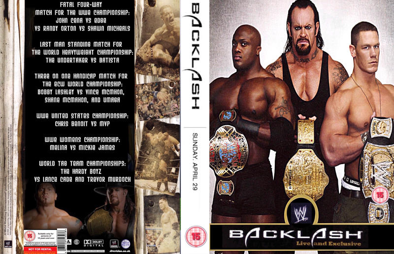 WWE Backlash 2007 by ZariusTwo on DeviantArt