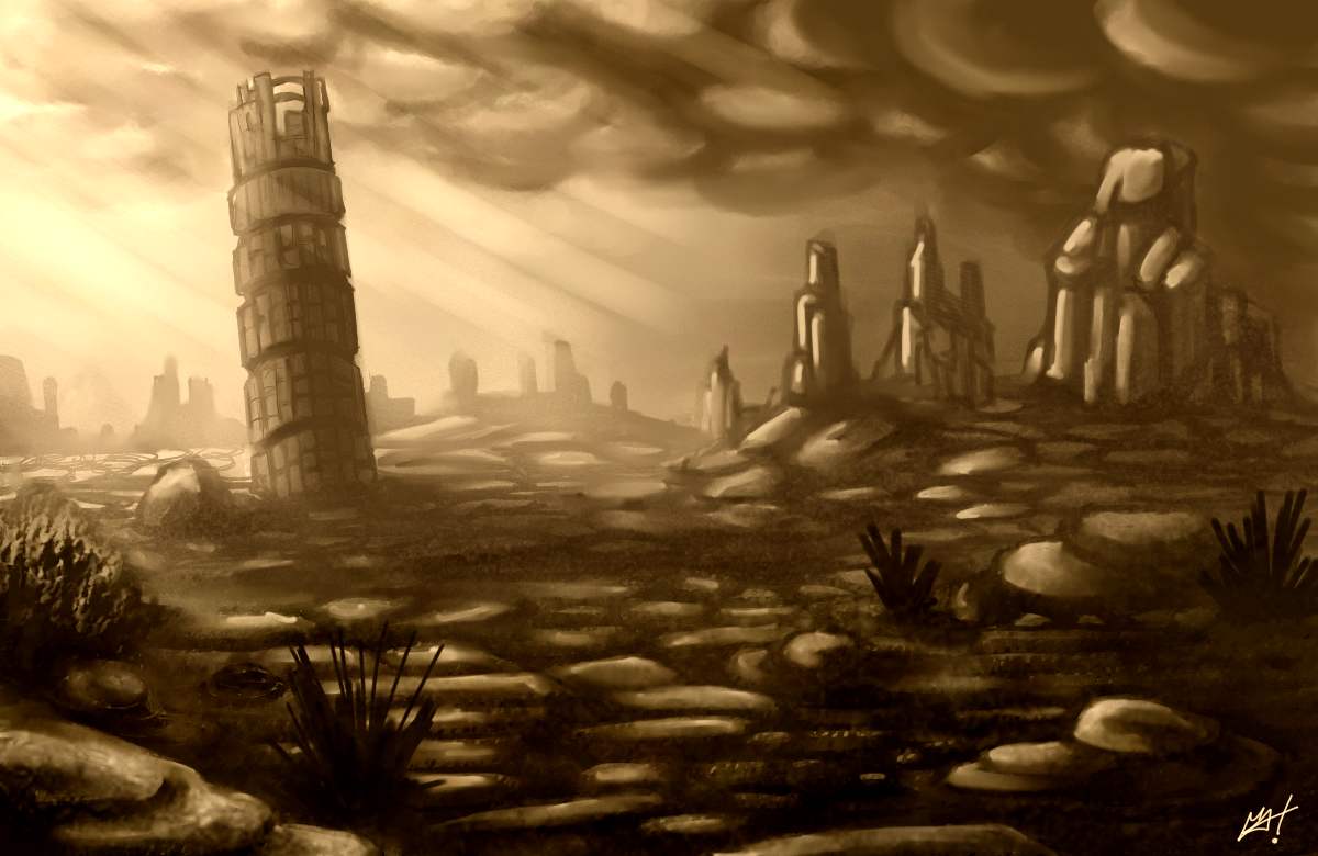 Desertscape Sketch