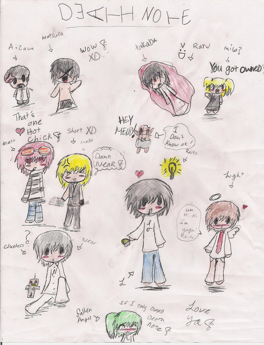 MY dEaTh nOtE by PolarisKitten28 on DeviantArt