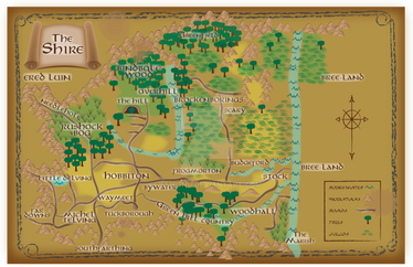 Map of the Shire