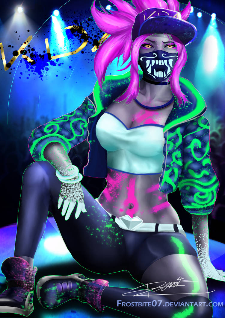 K/DA Akali by Frostbite07 K/DA Akali by Frostbite07