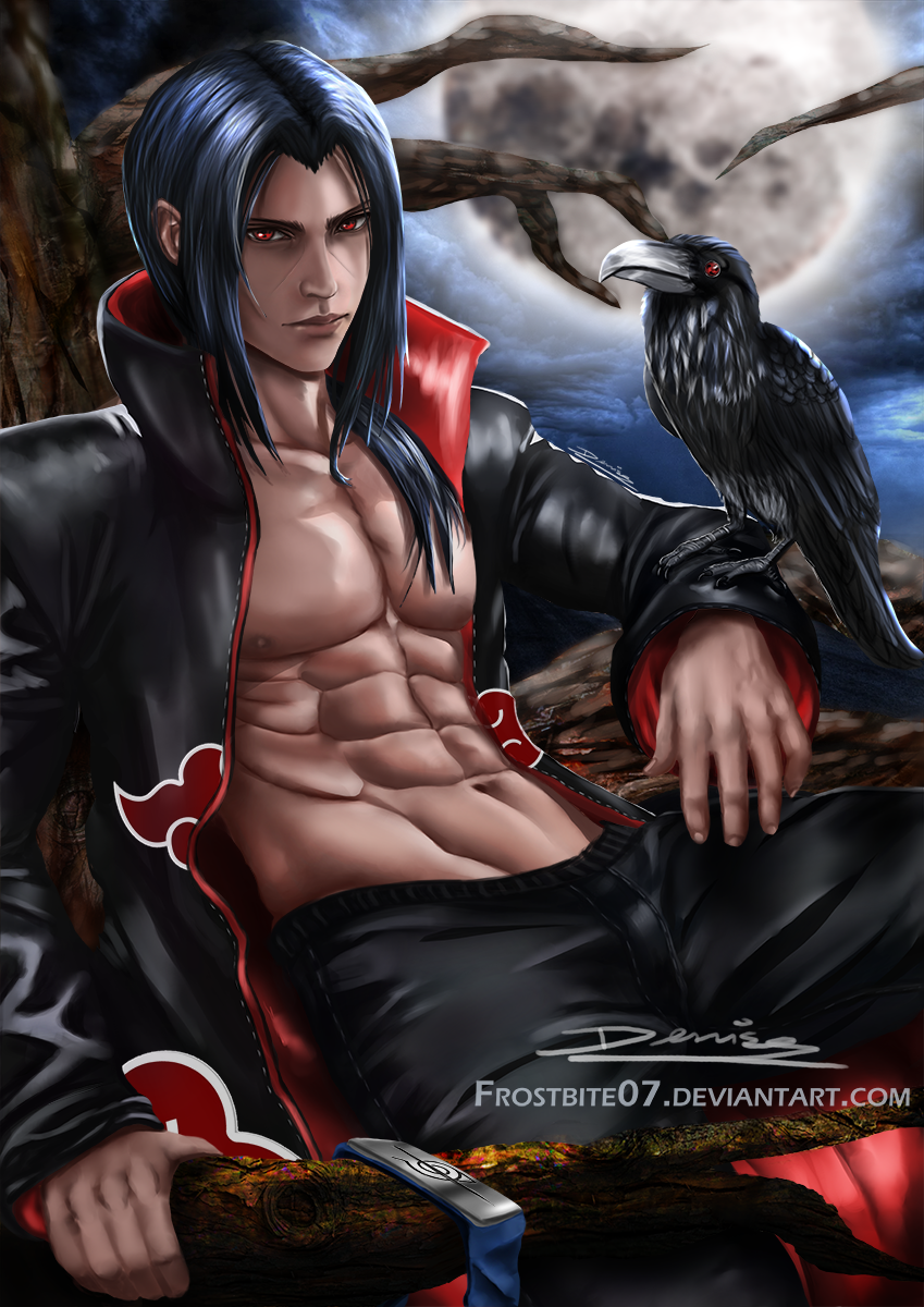 photo Itachi Shirtless itachi uchiha by frostbite07 on deviantart