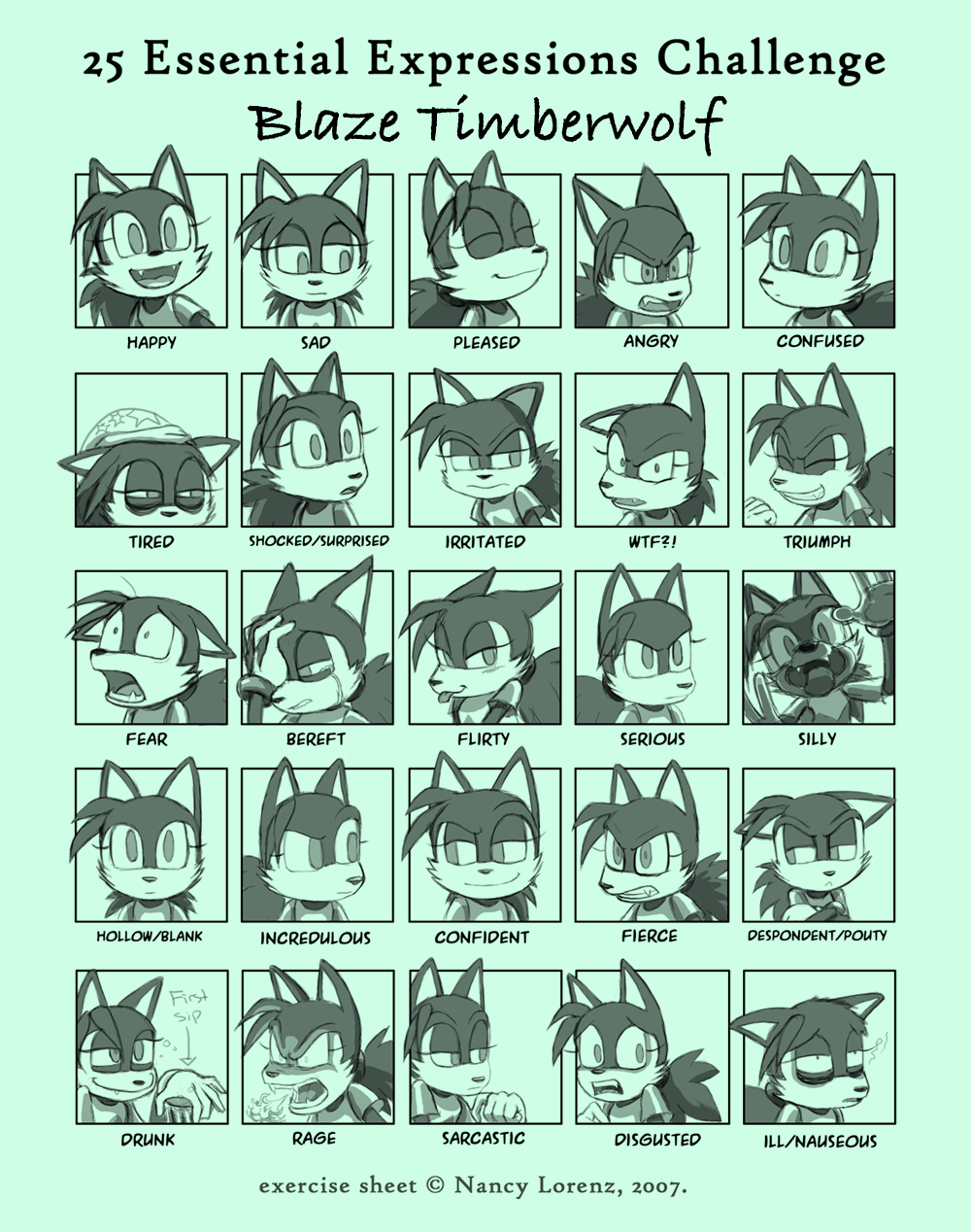 25 Expressions of Blaze