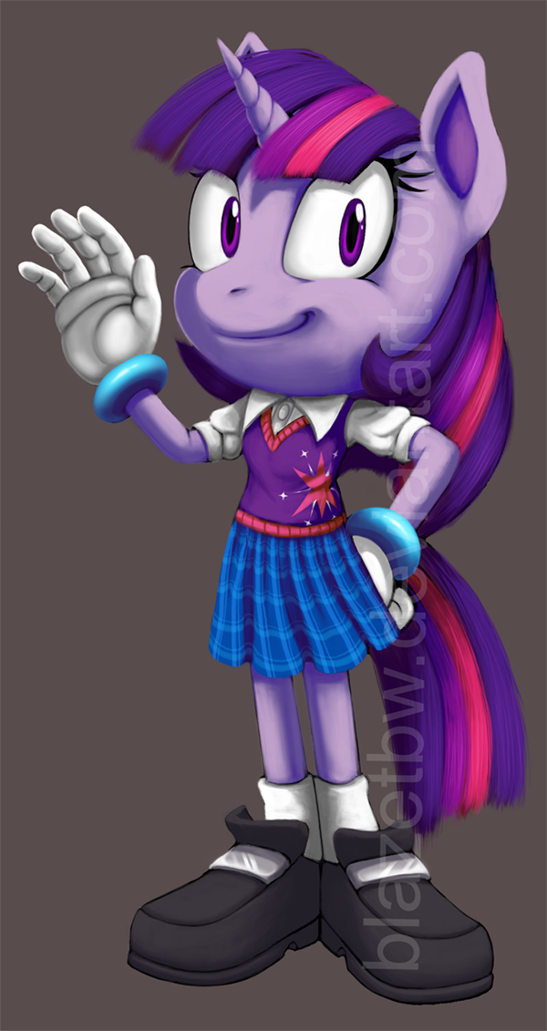 Sonic Style Ponies: Twilight Sparkle