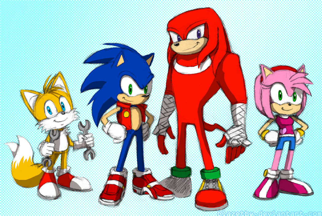 Knuckles and Friends on BOOM-Knuckles - DeviantArt 