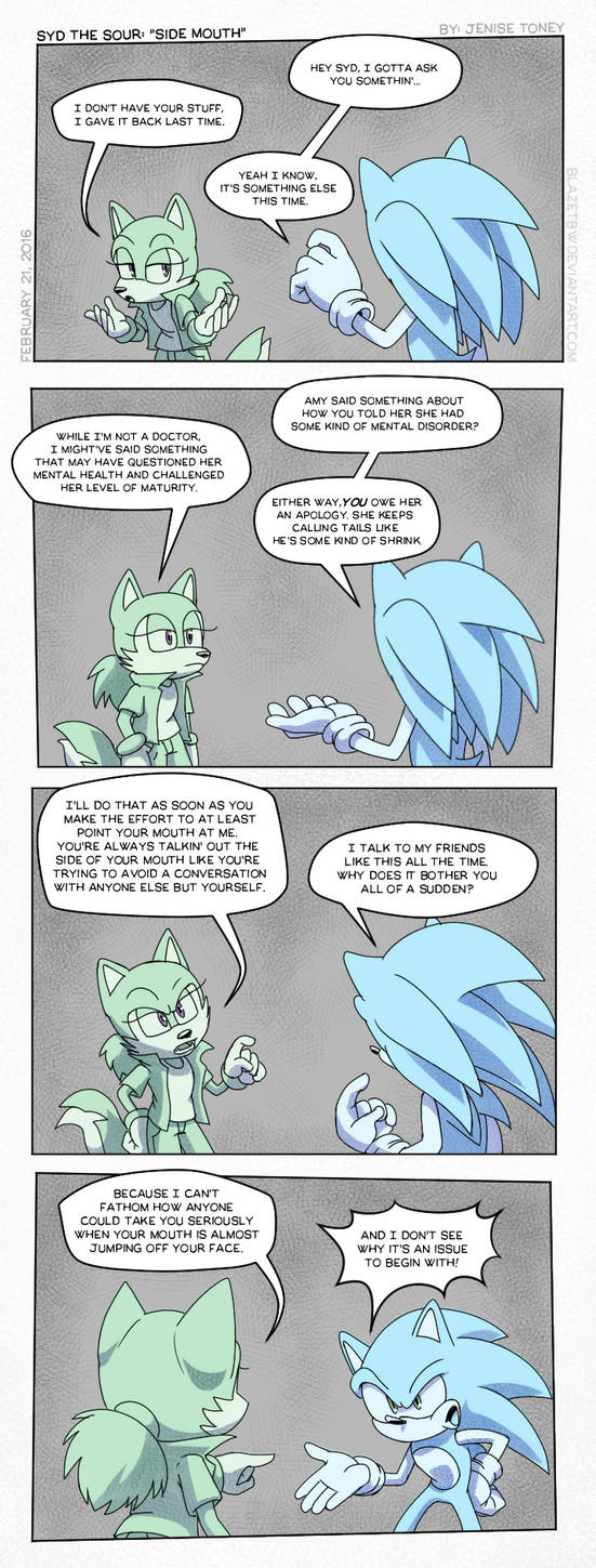 Syd the Sour: Side Mouth by BlazeTBW