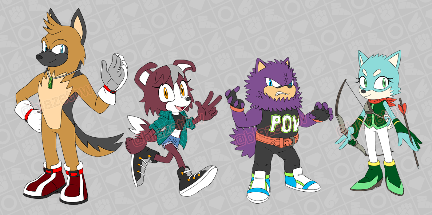 Adoptables: Sonic Fan Dogs - SOLD