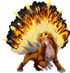 Entei used ERUPTION by BlazeTBW