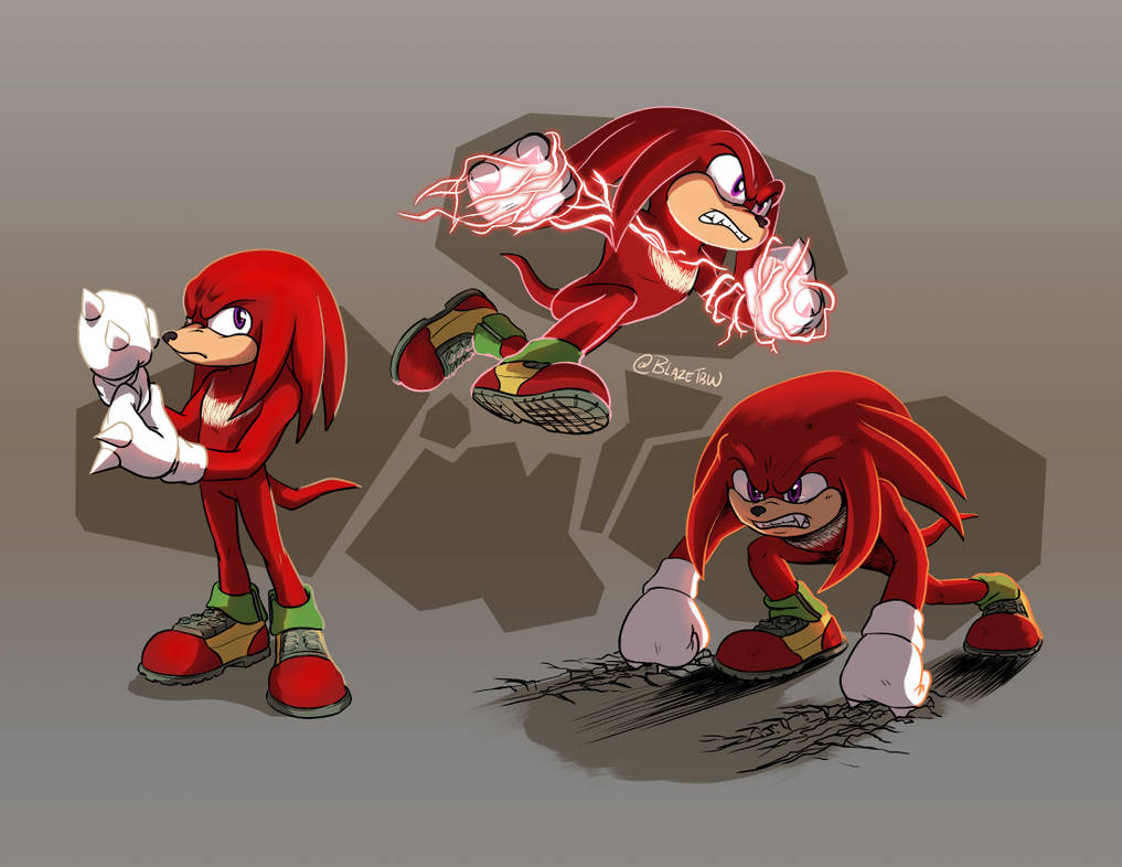 Movie Knuckles by BlazeTBW on DeviantArt