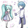 Miku and Kaito love