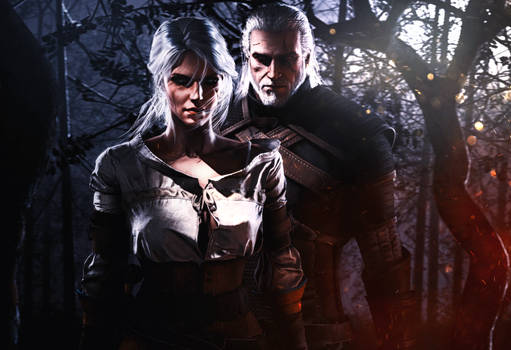 Ciri and Geralt 2