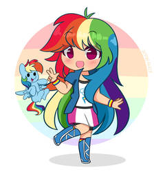 I can see two rainbows