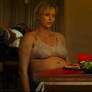 Gorgeous Charlize Theron's Stuffed Belly