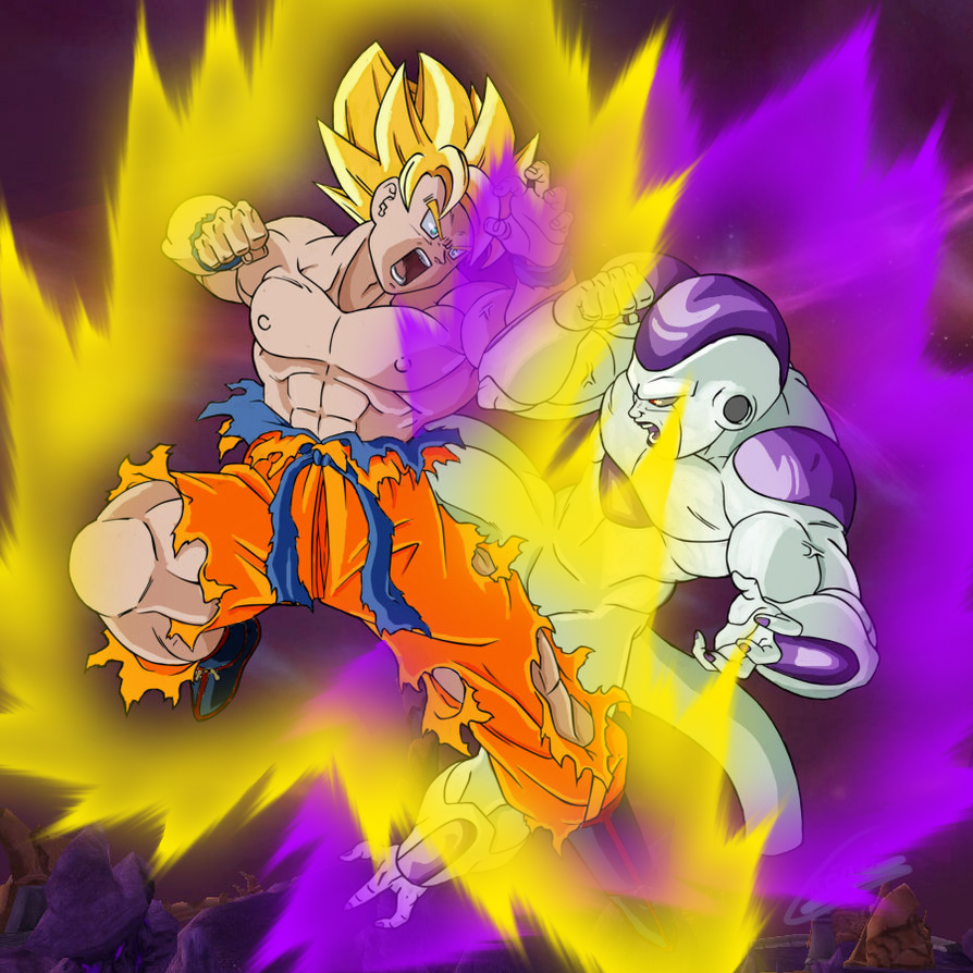 Goku vs Freeza by Valdenir9807 on DeviantArt