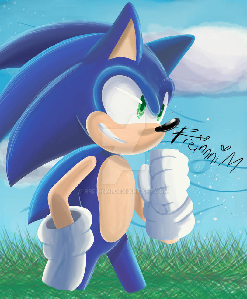 Deviantart Soni Sonic the Hedgehog by Rreinnni on DeviantArt