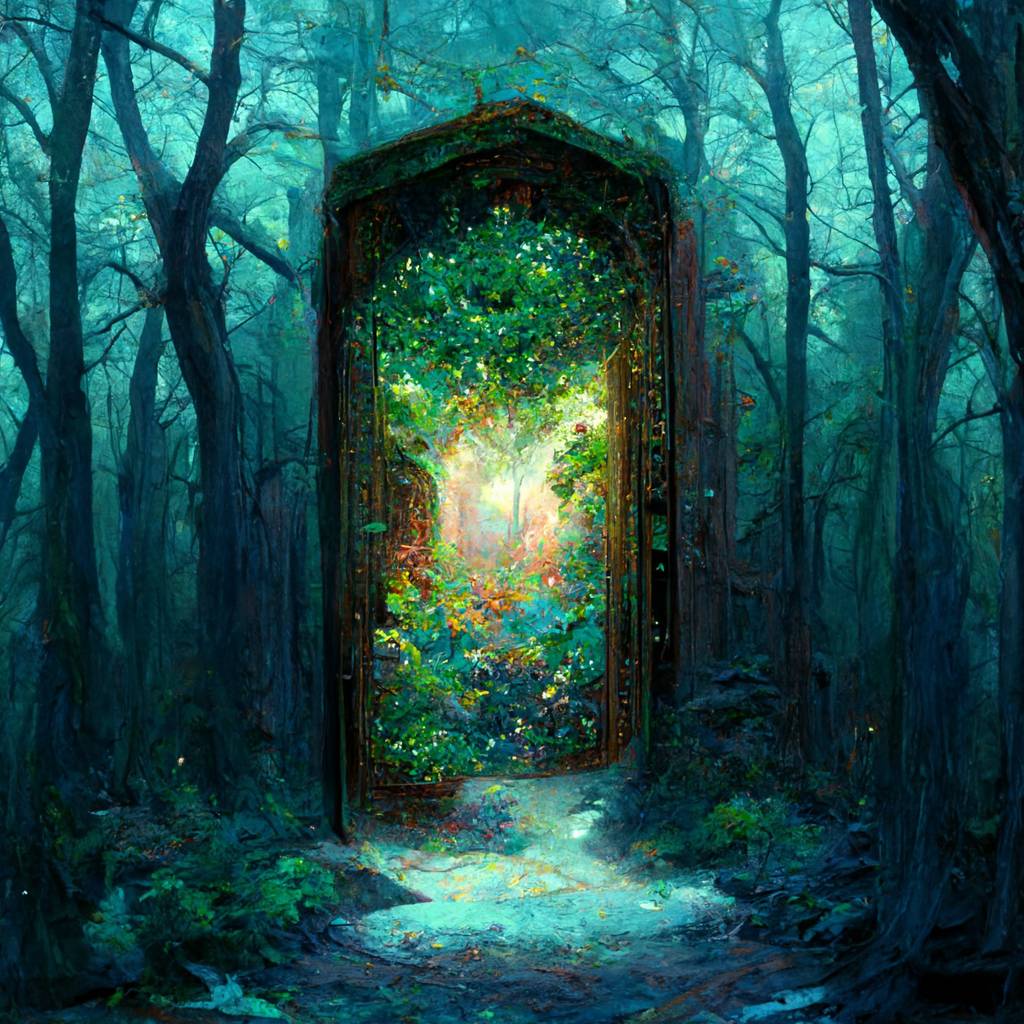 Enchanted Forest Door by PrismaticDreamer on DeviantArt