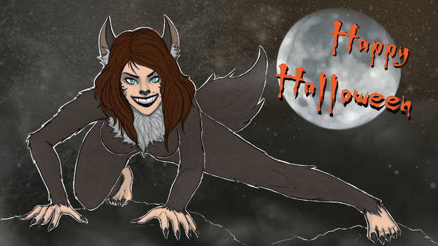 Werewolf Kira Halloween 2017
