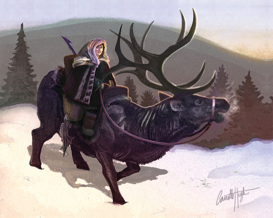 Riding Elk