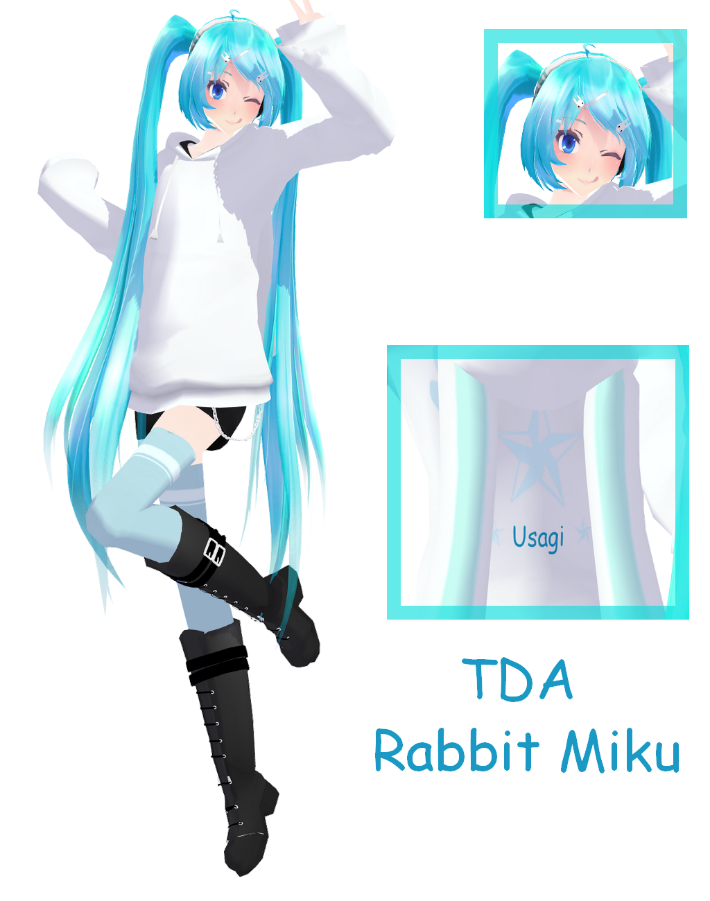 Tkd Rabbit TDA Rabbit Miku by KeisukeSumire on DeviantArt