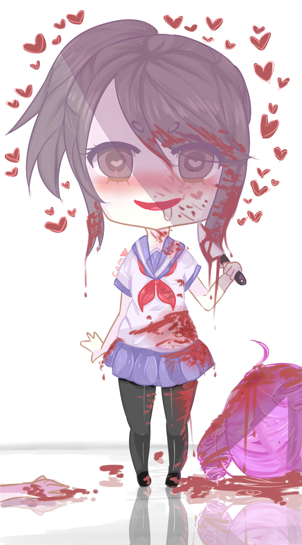 Yandere Sim Yandere Chan - Finished! by TheCrimsonAries on DeviantArt