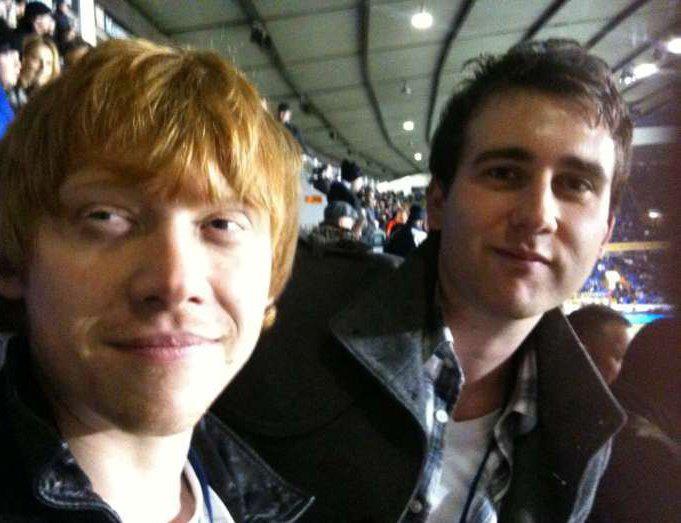 Matt Lewis and Rupert Grint